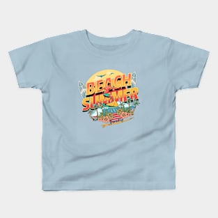 Beach Summer Tropical Paradise Kids T-Shirt